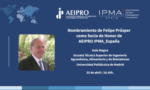 AEIPRO homenajea a Felipe Prósper, uno de los fundadores de la asociación