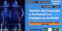 Taller presencial en Madrid sobre Gestión de Proyectos y Portfolios con IA 