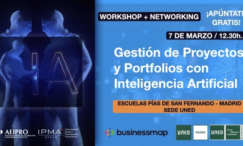 Taller presencial en Madrid sobre Gestión de Proyectos y Portfolios con IA 