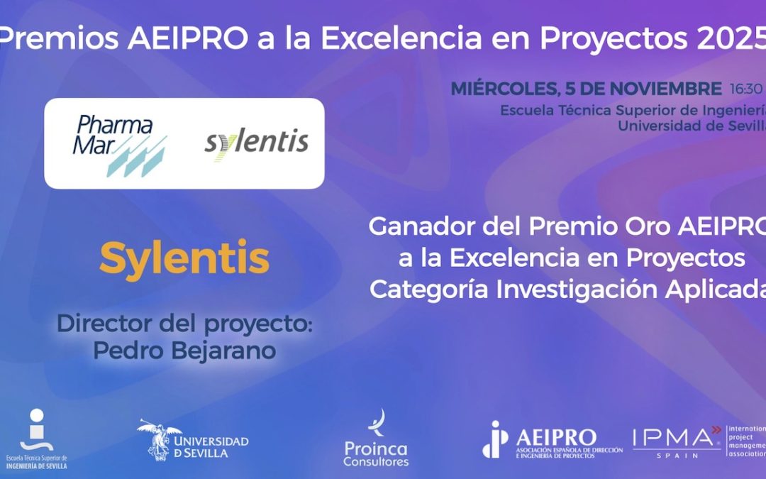 Sylentis, Premio Oro a la Excelencia en Dirección de Proyectos – Investigación Aplicada