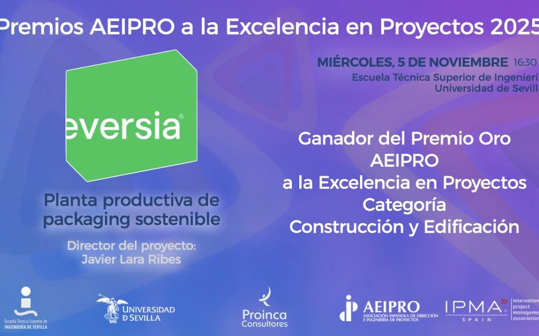 Eversia, Premio Oro a la Excelencia en Dirección de Proyectos – Construcción y Edificación
